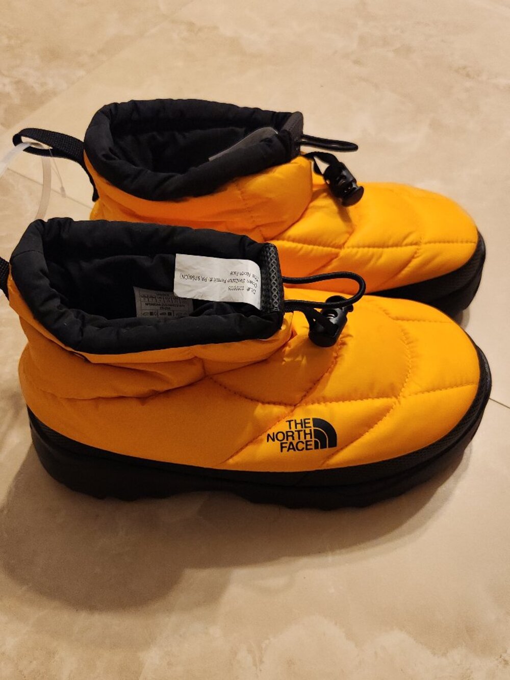 The North Face Nuptse Traction Chukka Boots Summit Gold Size 5 US Men / Kids